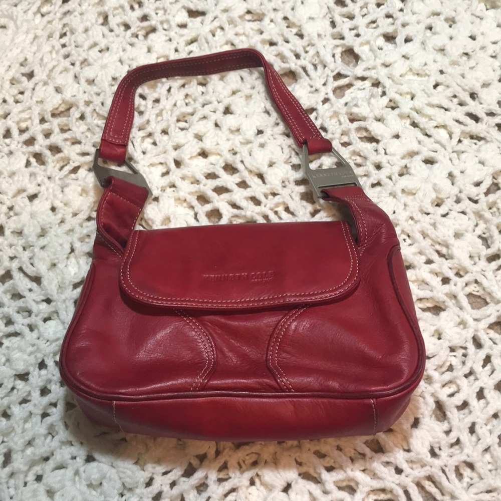 Kenneth Cole Red leather purse